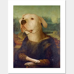 Mona Lisa Dogo Argentino Posters and Art